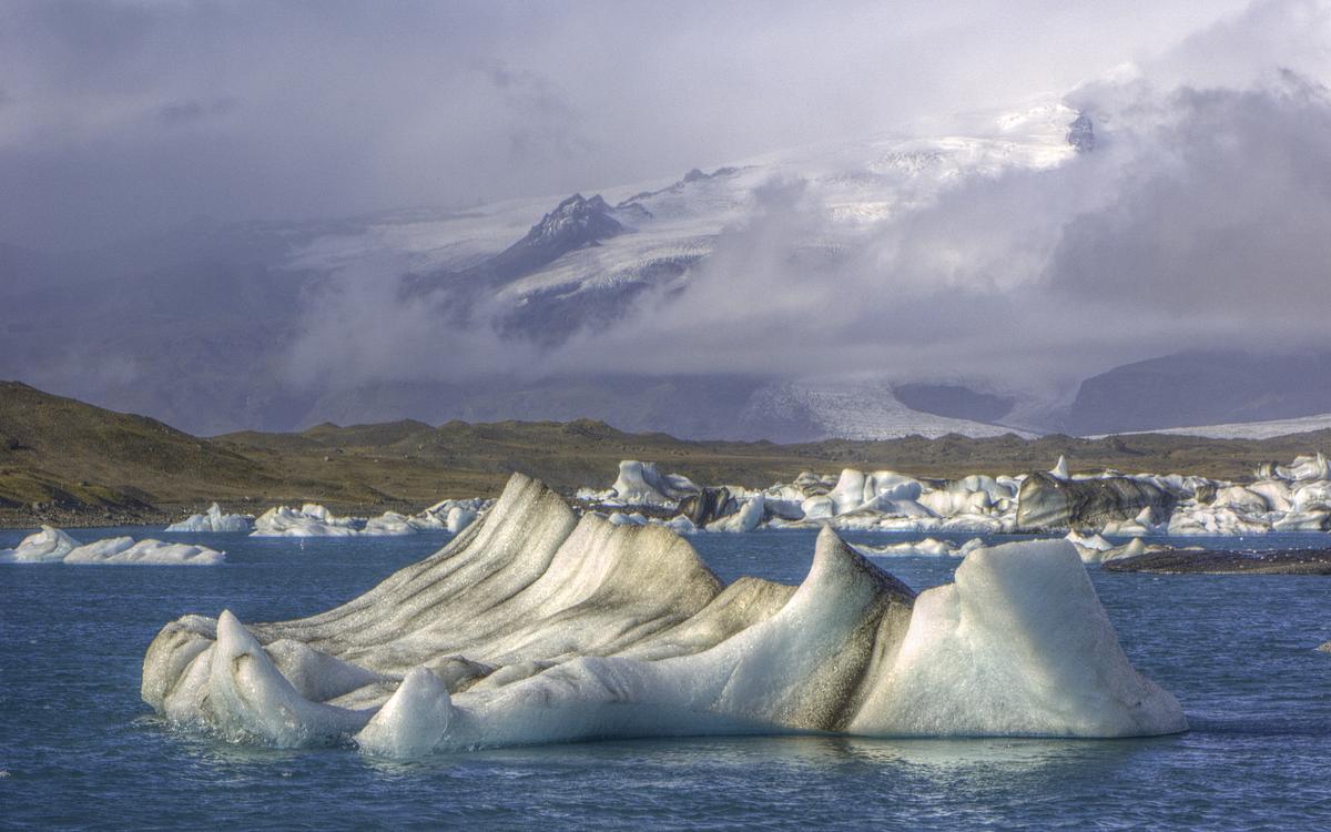 Jökulsárlón á Breiðamerkursandi