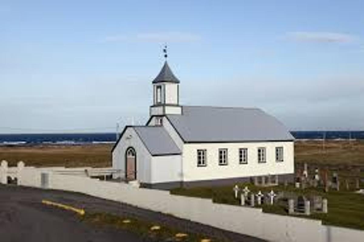 Útskálakirkja in reykjanes