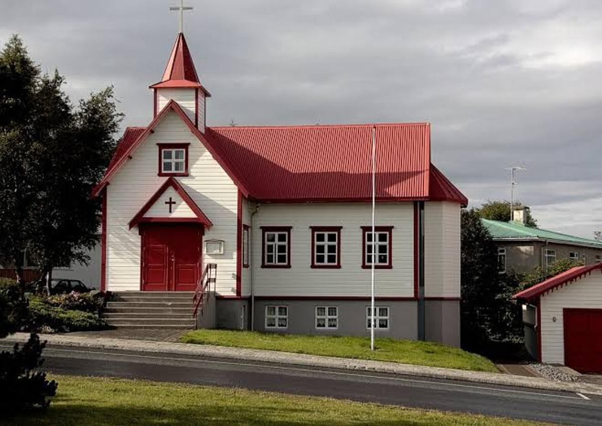St. Peter's Catholic Church, Akureyri in north-iceland