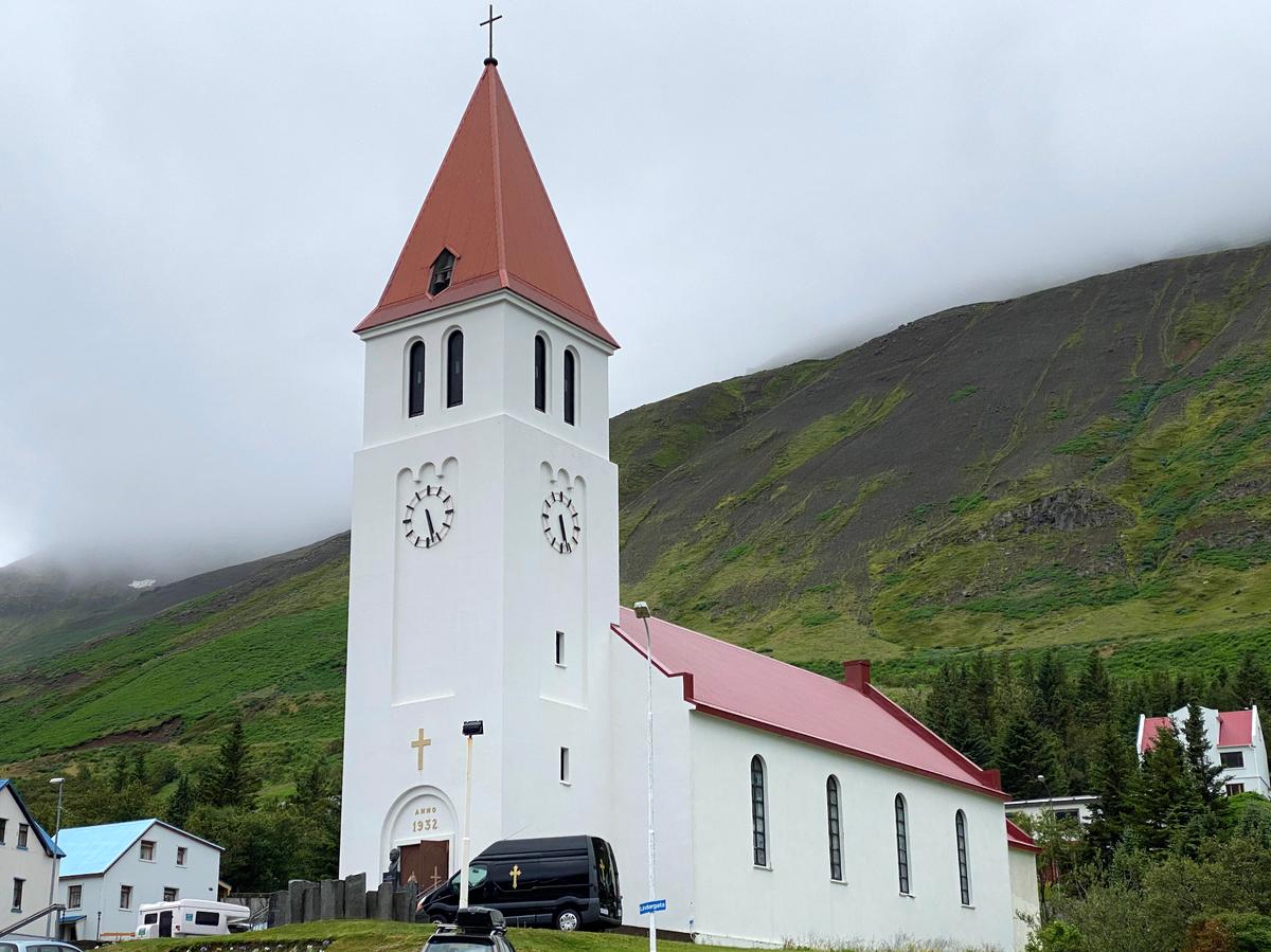 Siglufjarðarkirkja in north-iceland