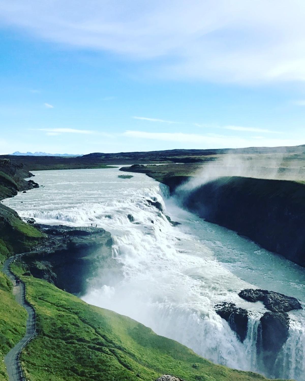 Gullfoss in south-iceland