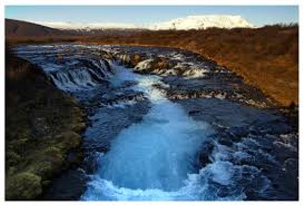 Brúarfoss Waterfall