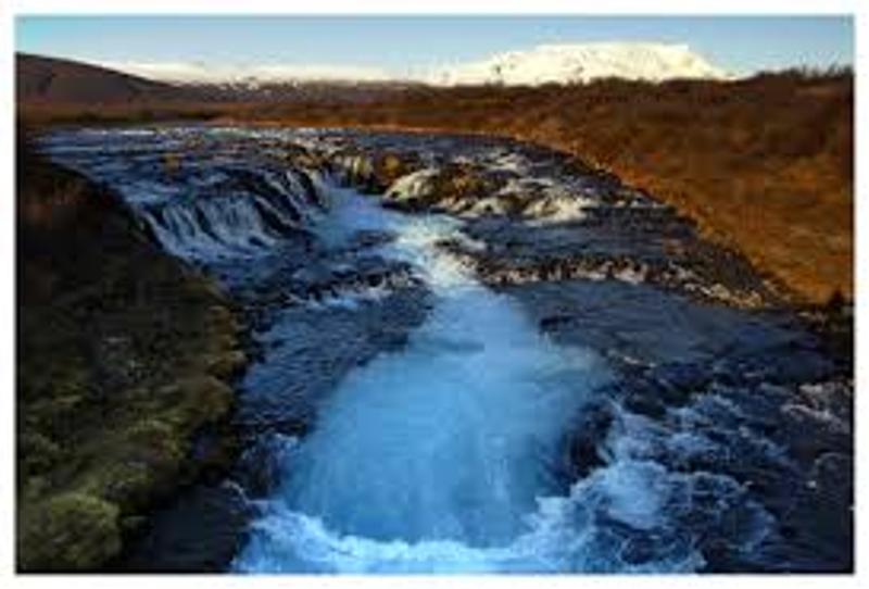 Brúarfoss Waterfall
