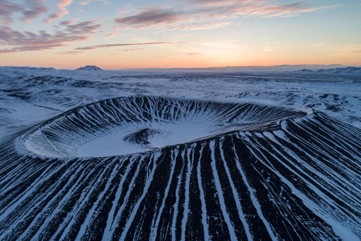 Hverfjall Volcanic Crater