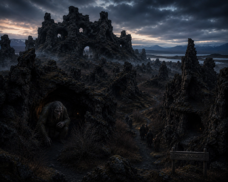 Dimmuborgir – The Dark Fortress of North Iceland