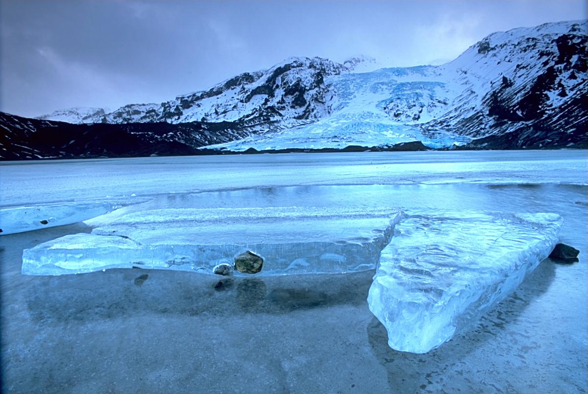 Eyjafjallajökull in region-south-iceland