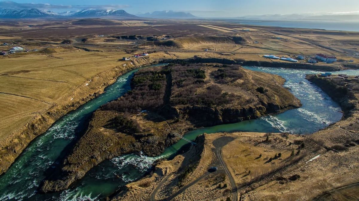赫鲁泰岛 in north-iceland