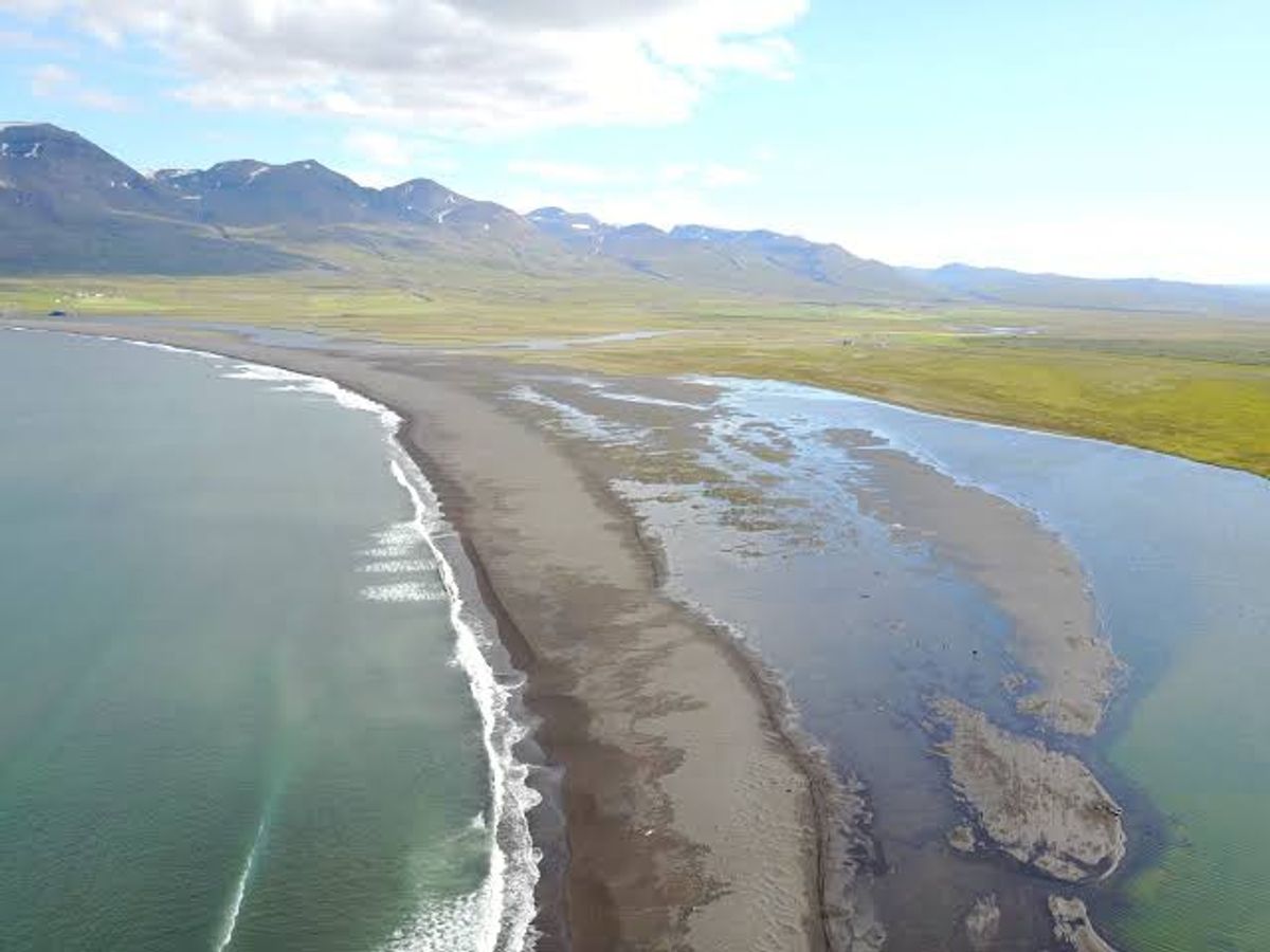 Sandvíkurfjara in east-iceland