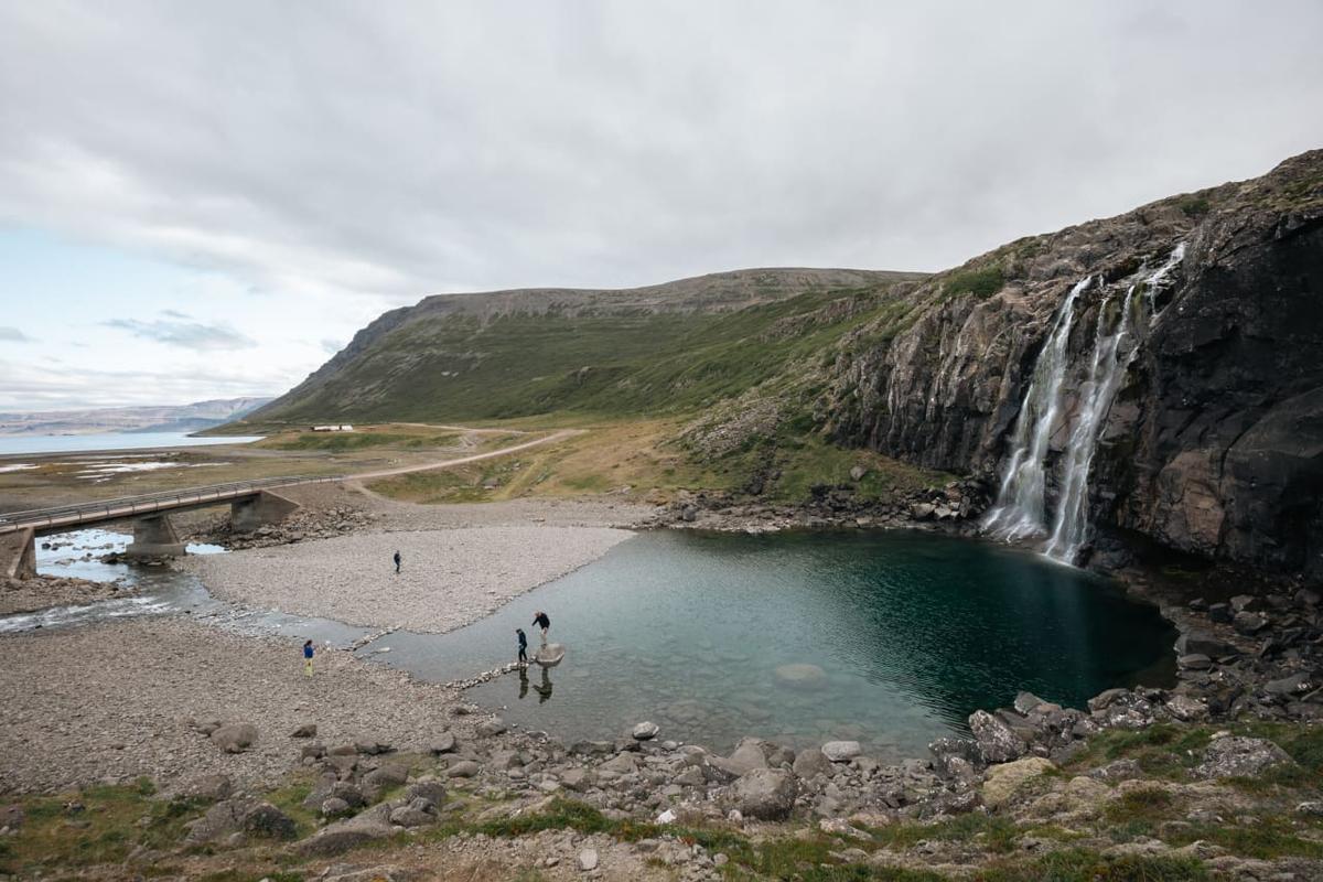 Foss í Fossfirði in westfjords