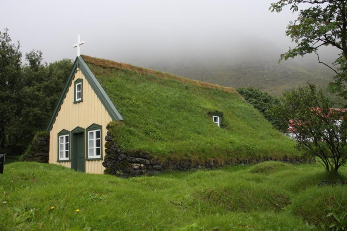 Hofsstaðakirkja in north-iceland