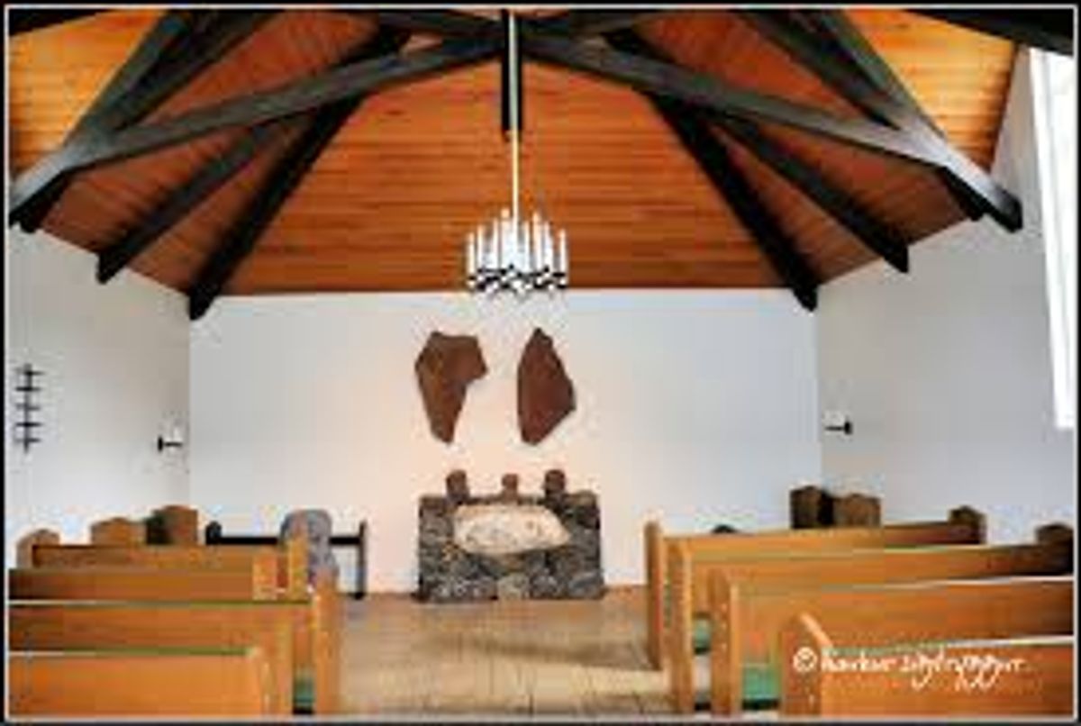 Capilla de Húsafell (Húsafellskapella) in west-iceland — photo 1