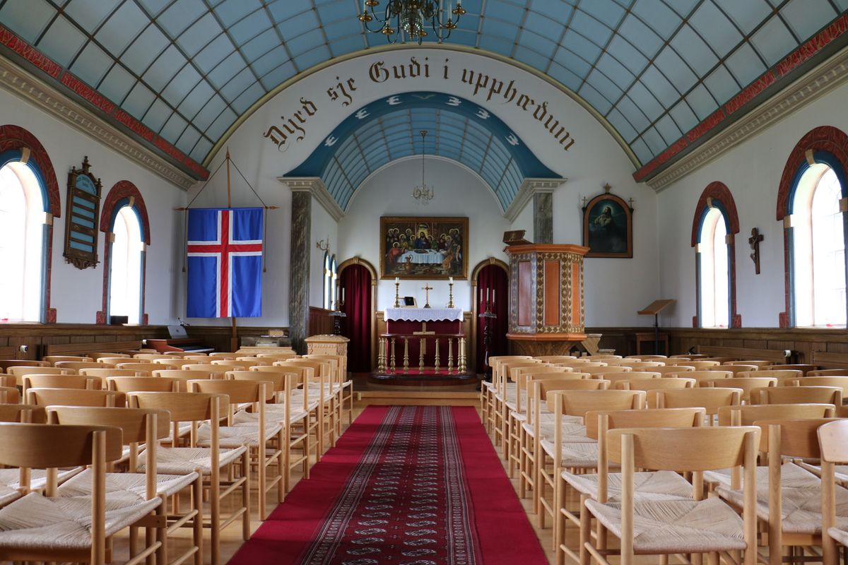 Hríseyjarkirkja in north-iceland — photo 1