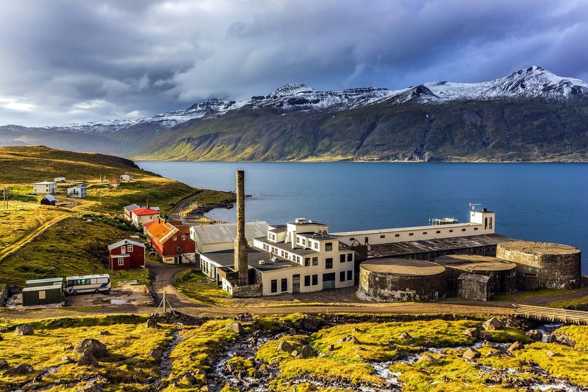 The Old Herring Factory in Djúpavík in westfjords