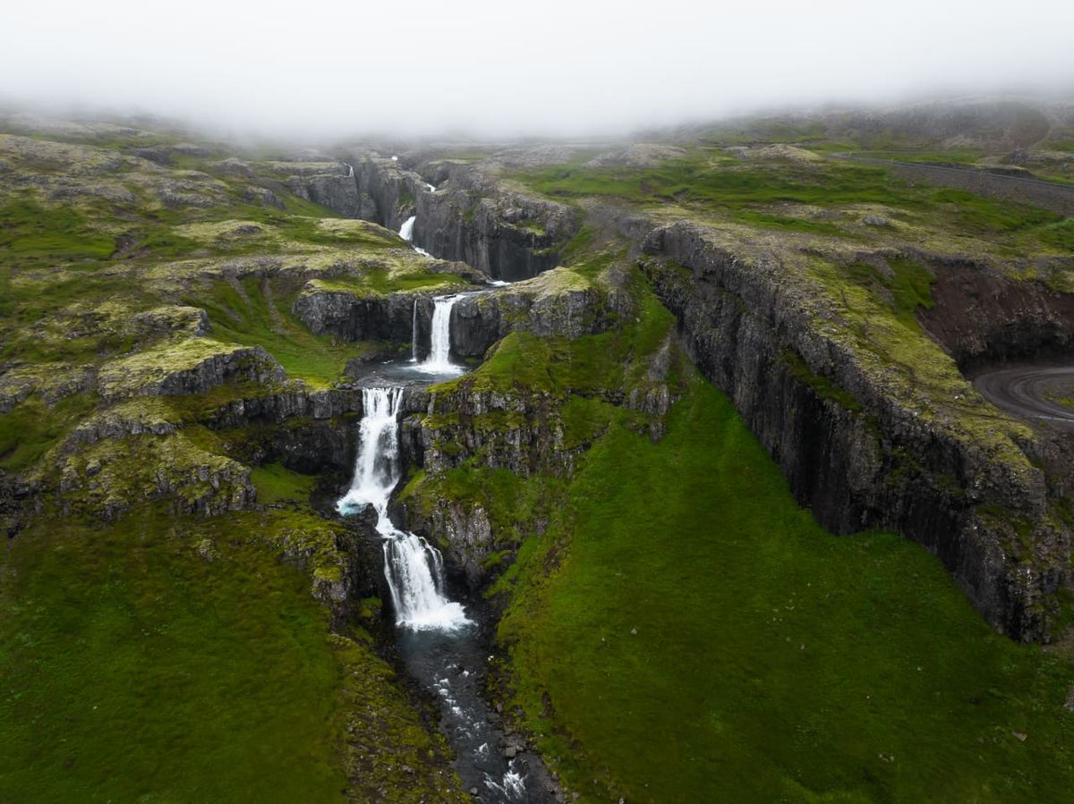 Klifbrekkufossar in east-iceland — photo 2