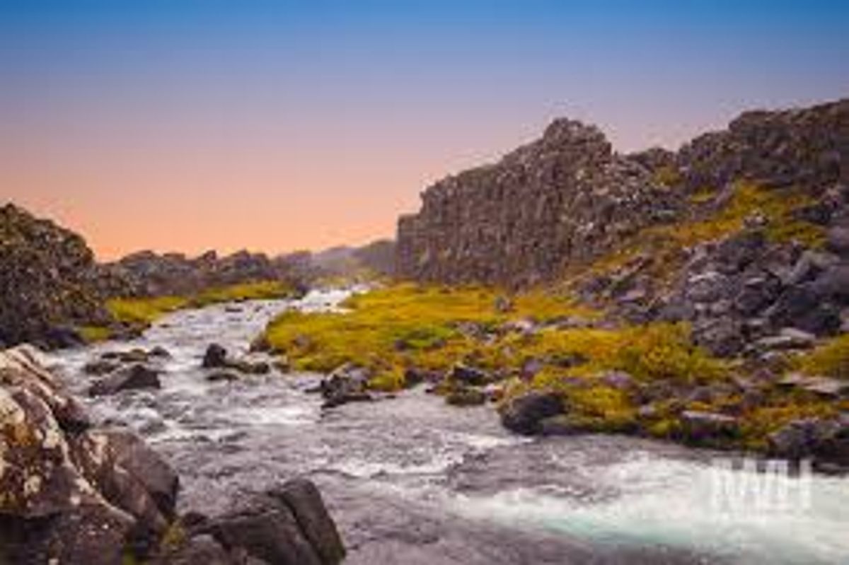 Öxará River & Almannagjá Rift in golden-circle — photo 1