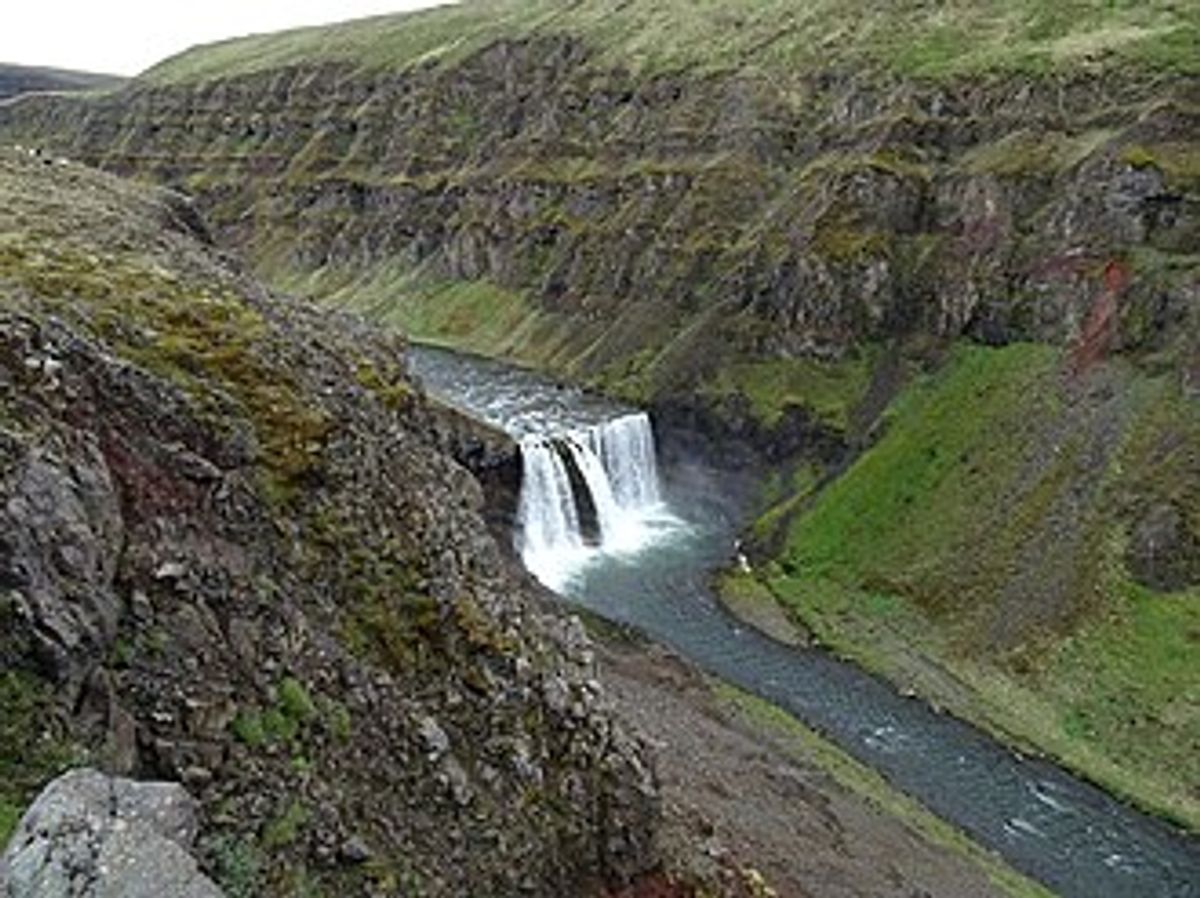 Dalsfoss in north-iceland — photo 2
