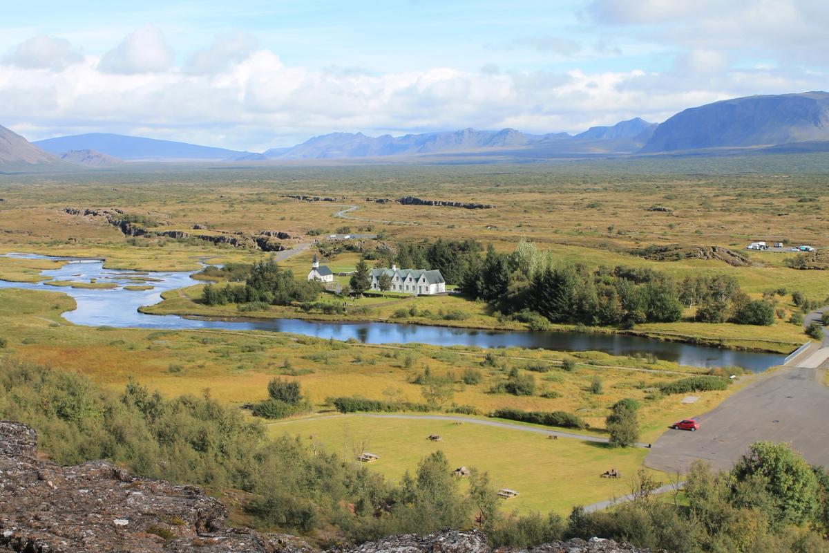 Þingvellir UNESCO Site – Law Rock (Lögberg)