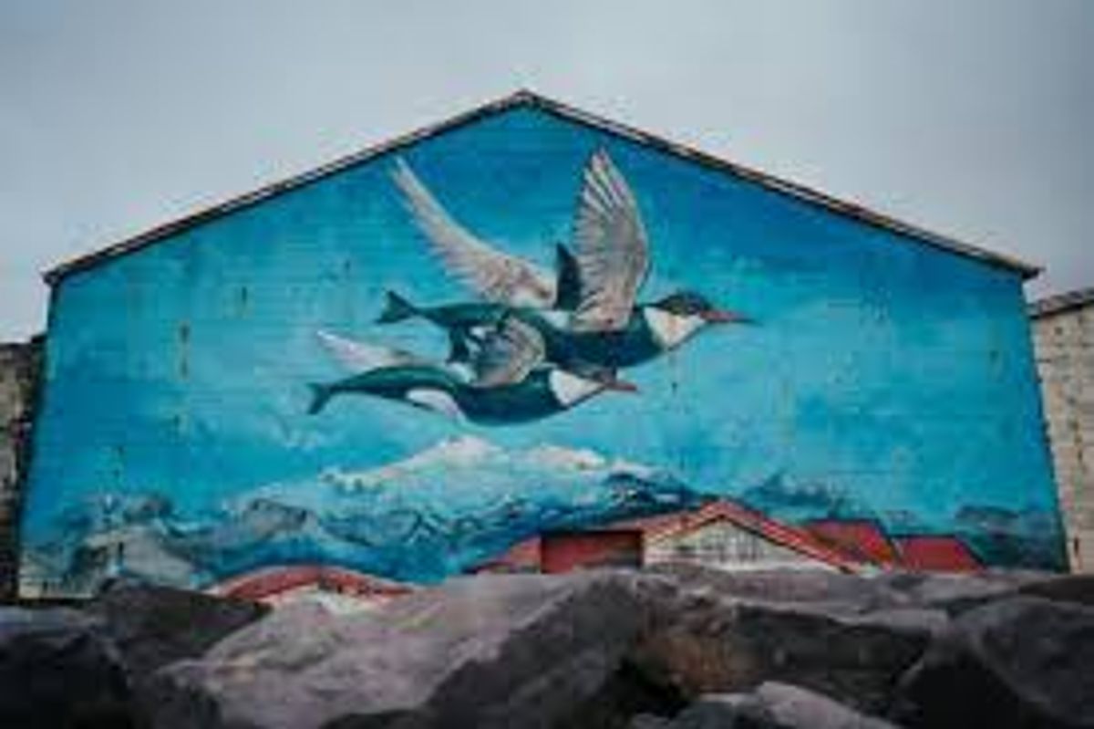 Hellissandur street art