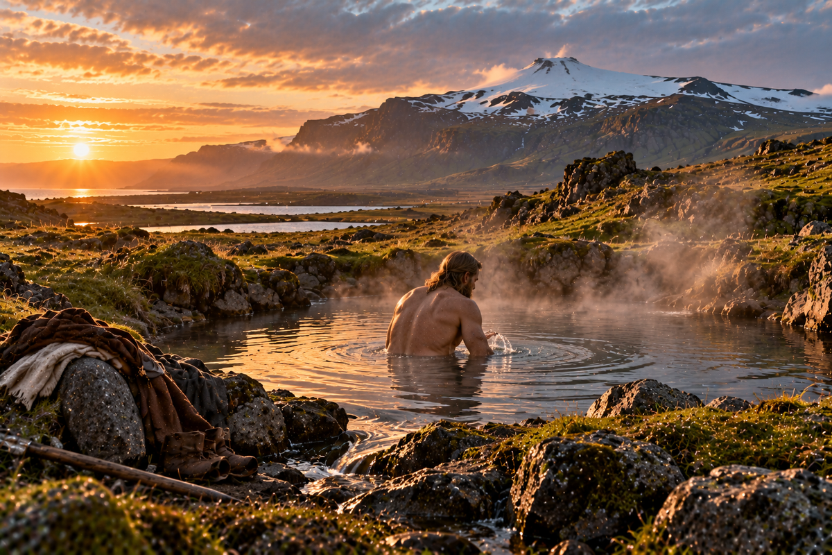 Bárðarlaug in region-west-iceland