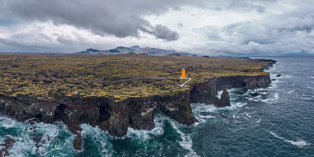 Svörtuloft Cliffs & Lighthouse in snaefellsnes