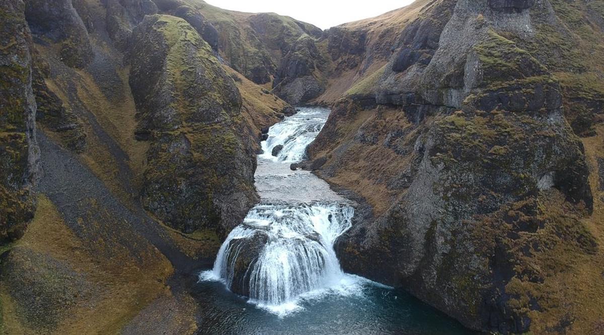 Stjórnarfoss in south-iceland