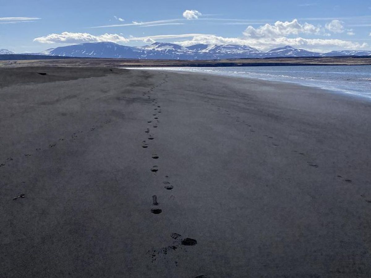 Garðssandur in north-iceland