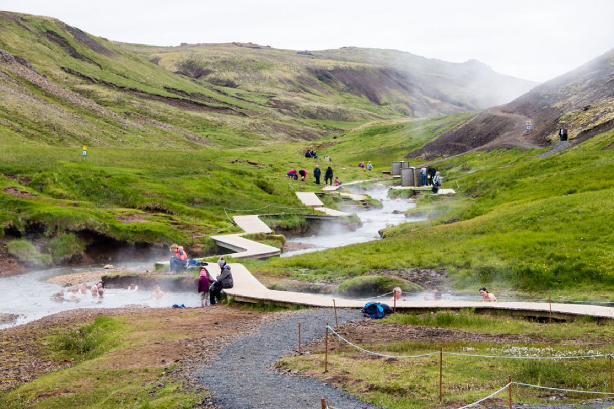 Reykjadalur Hot River Hike in south-iceland — photo 2