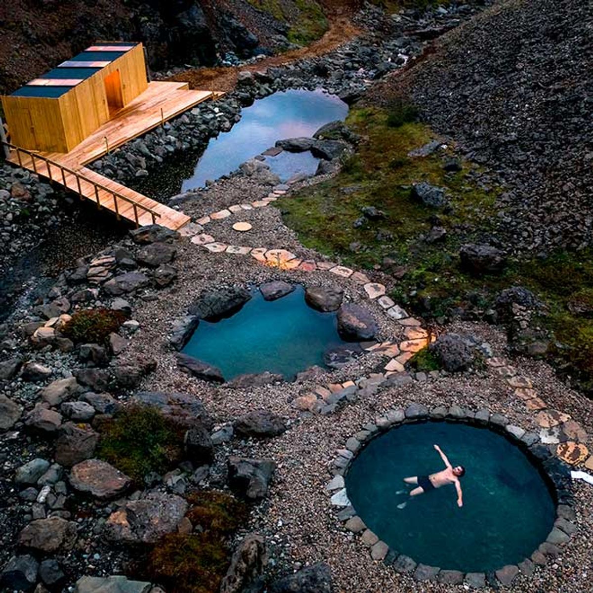 Húsafell Canyon Baths (Giljaböð)