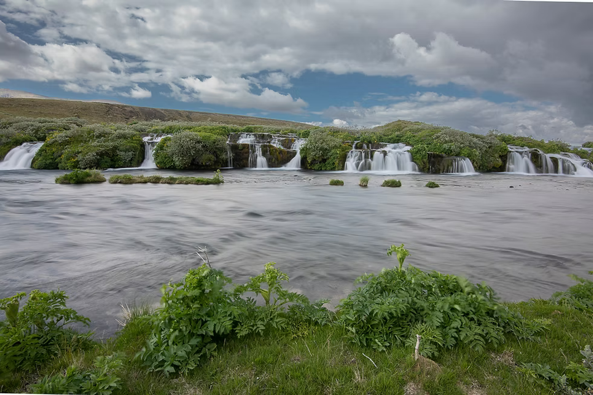 Fossabrekkur in south-iceland
