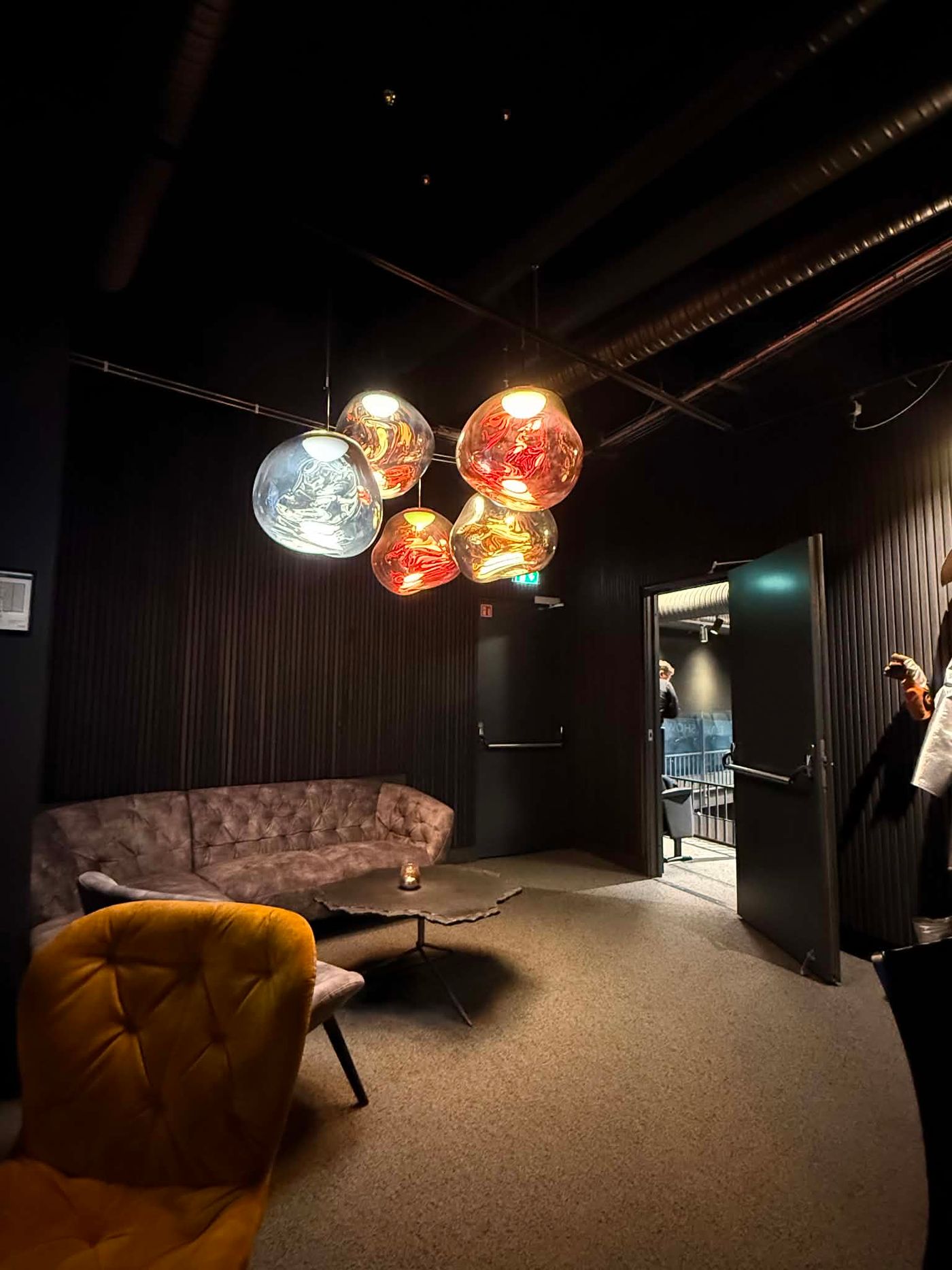 First-hand photo from the Premium Experience at Lava Show Reykjavík