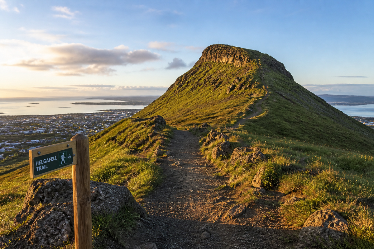 Helgafell Hafnarfjordur Trail