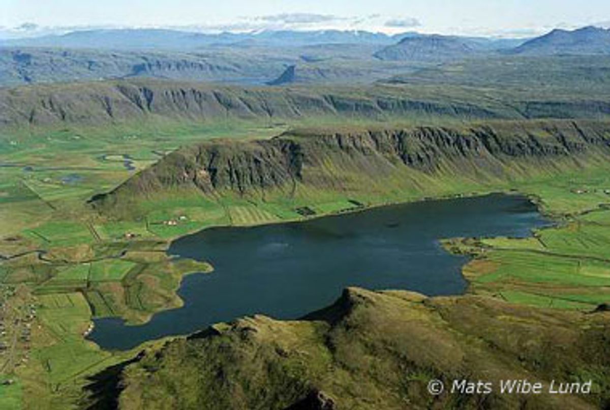 Meðalfellsvatn in west-iceland