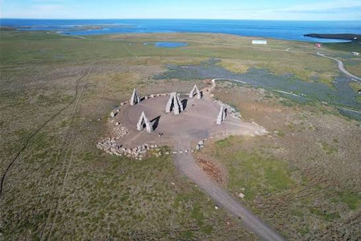 Henge Ártico (Heimskautsgerðið) in north-iceland — photo 3