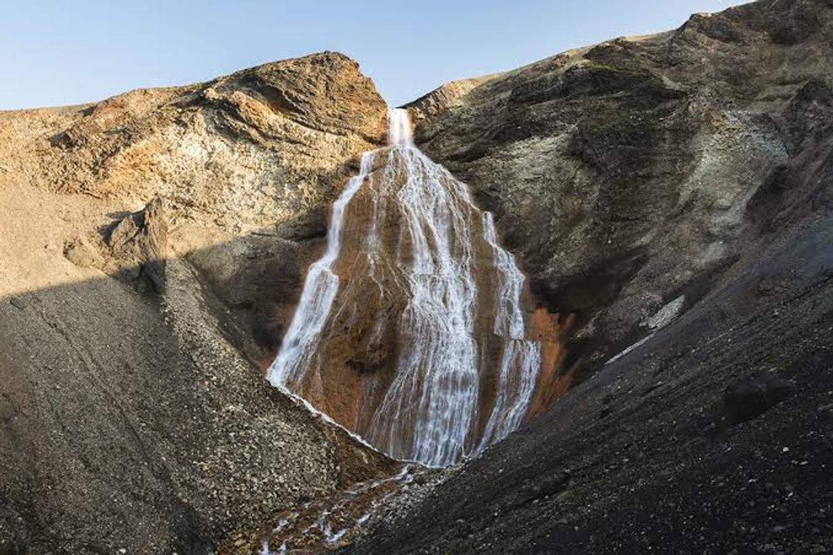 Rauðárárfoss in south-iceland