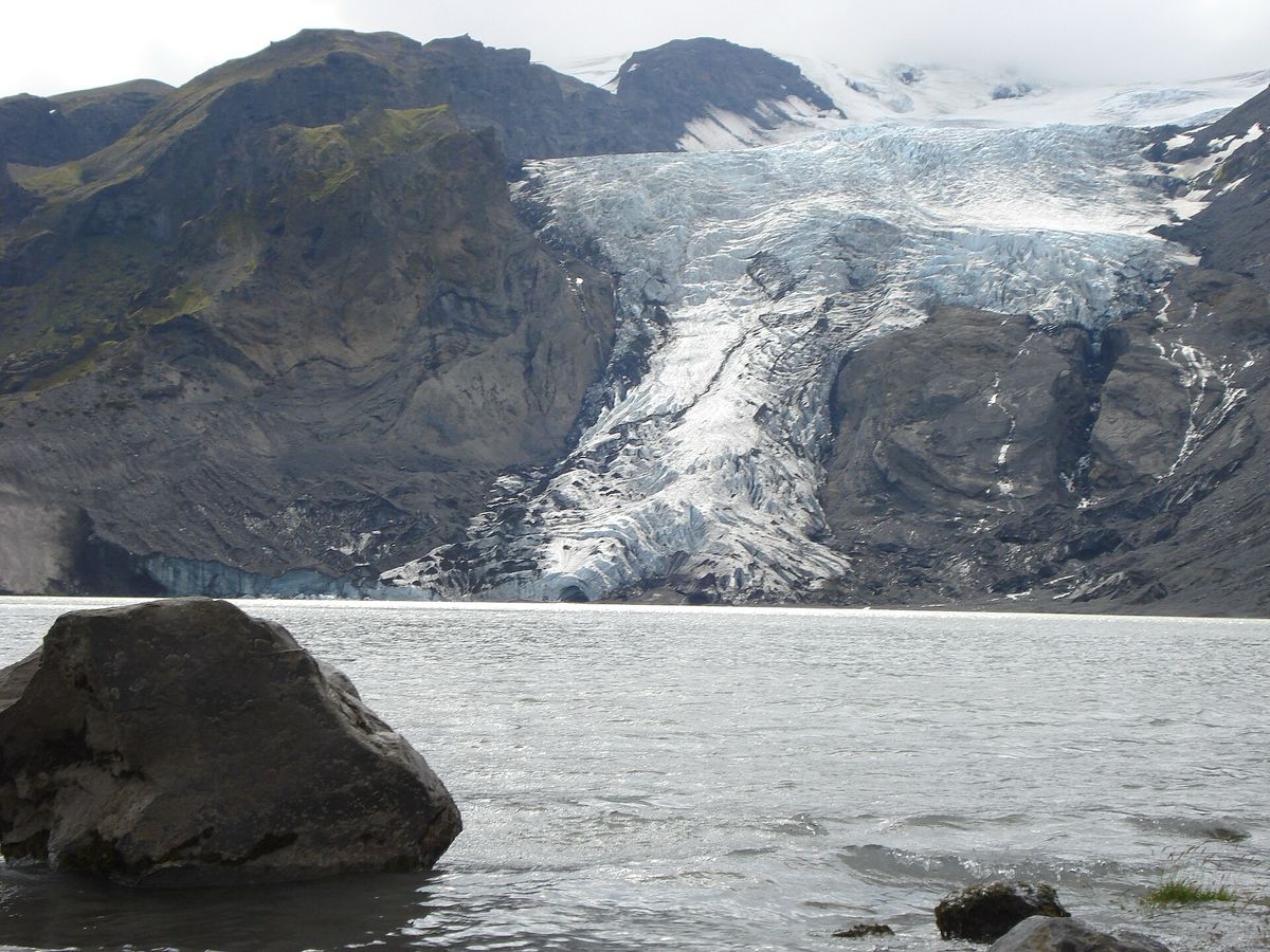 Gígjökull in south-iceland
