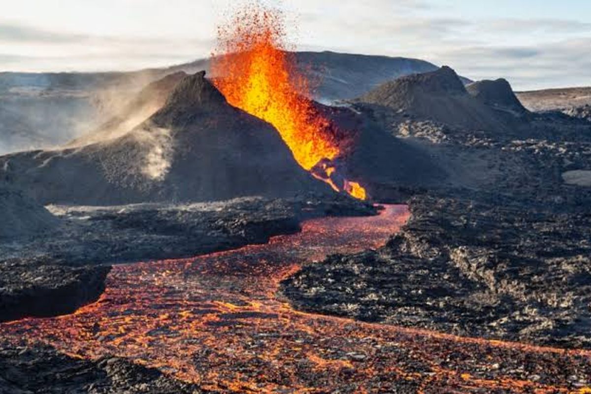 Eruption Crater by Fagradalsfjall