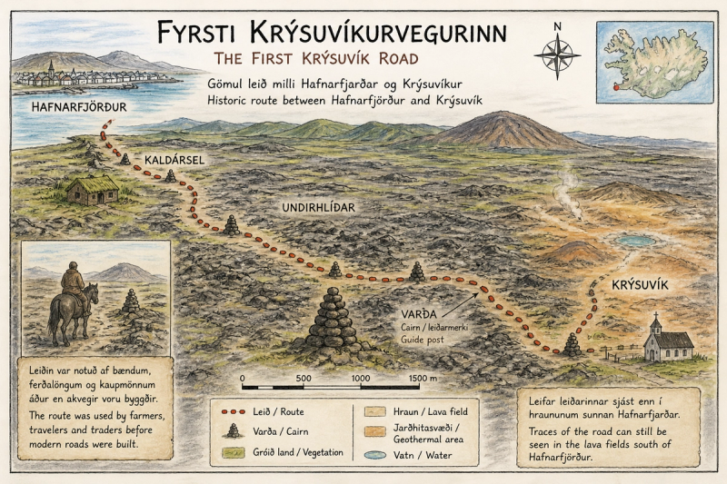 The First Krýsuvík Road