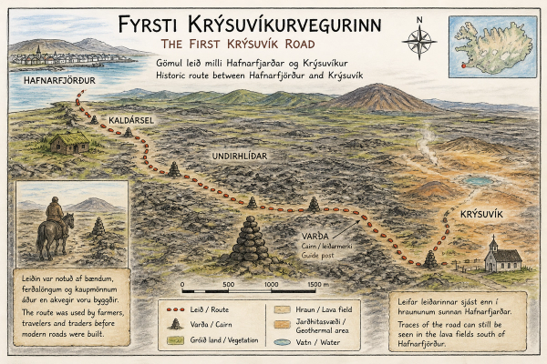 The First Krýsuvík Road