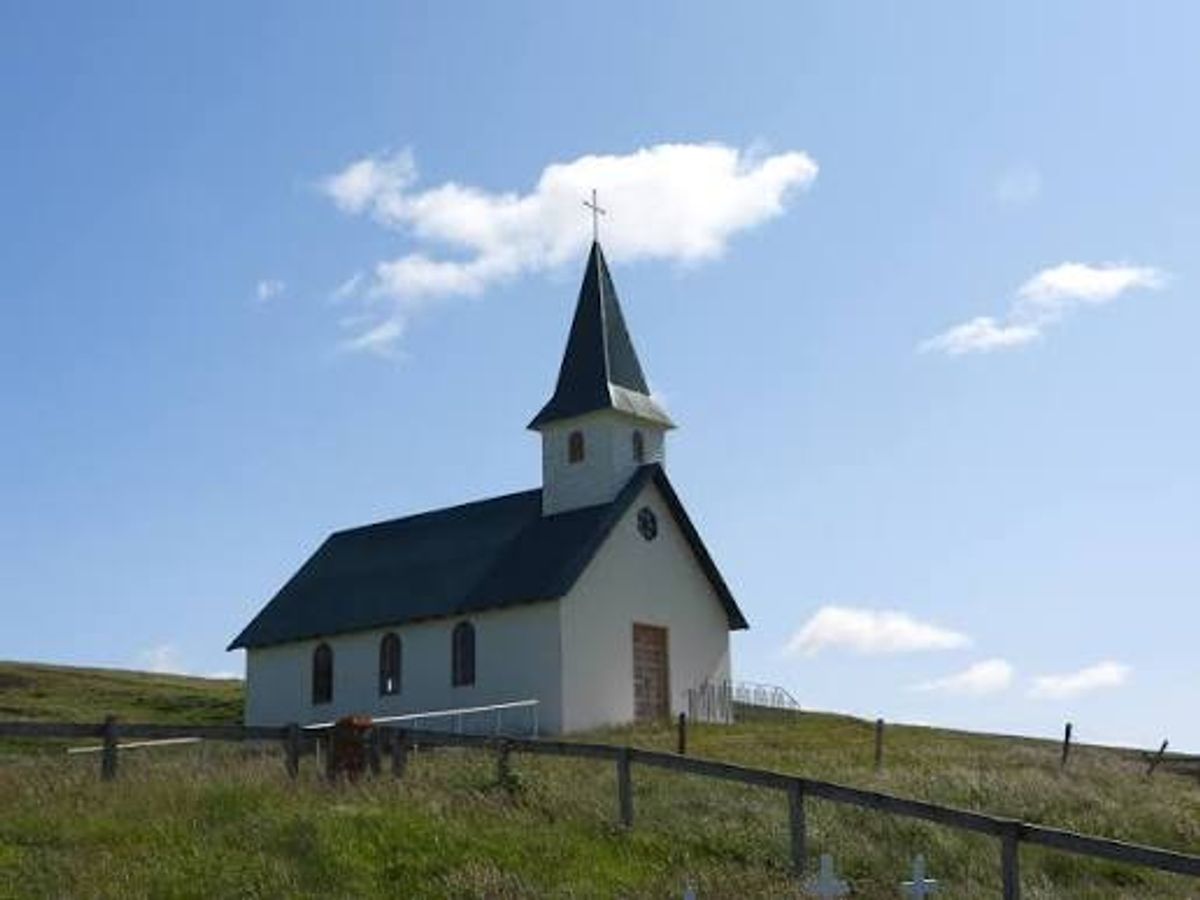 埃夫里-努普教堂 in north-iceland