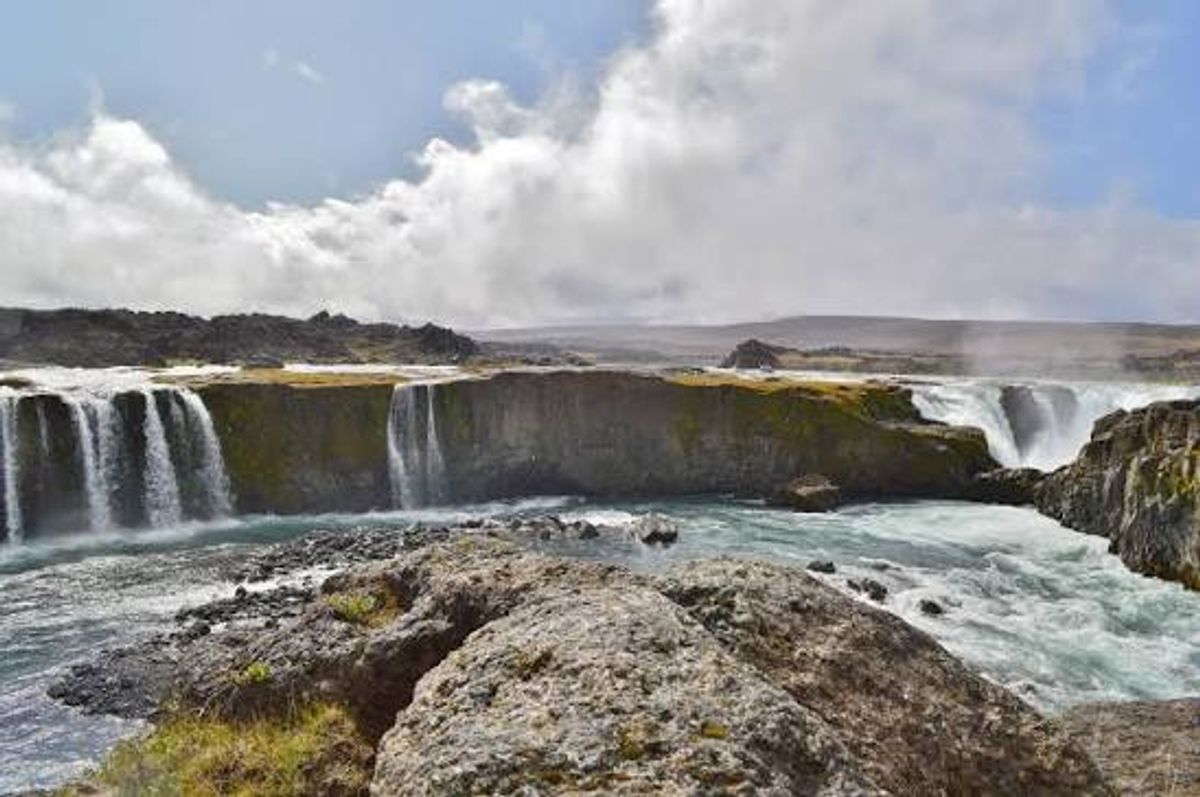 Hrafnabjargafoss in north-iceland — photo 1