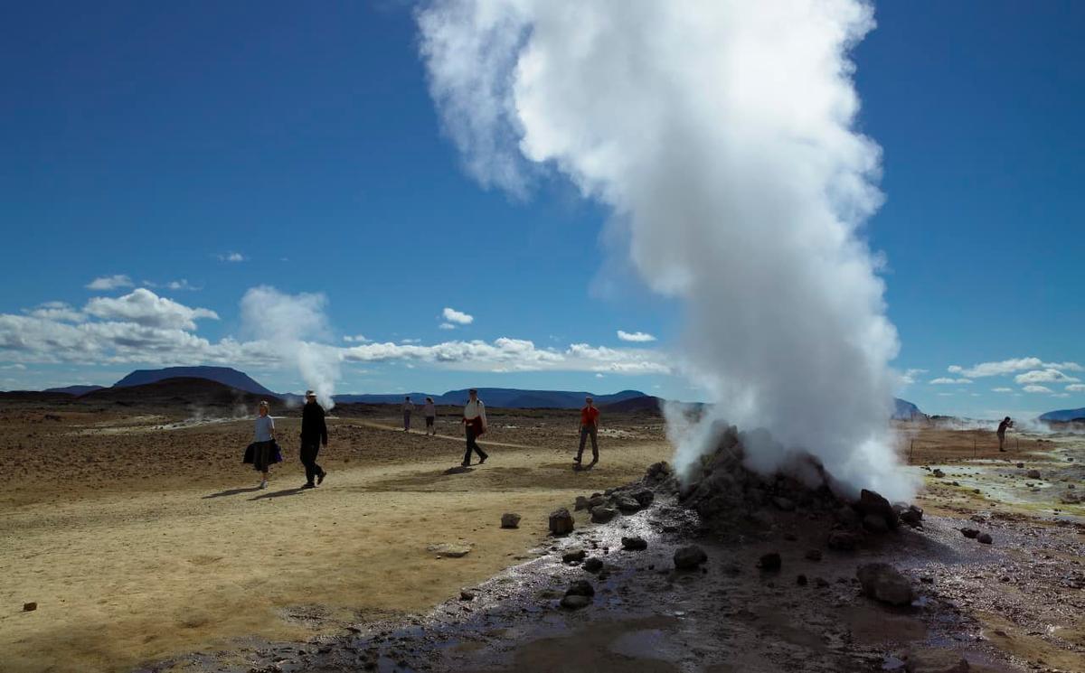 Námafjall Geothermalhryggur in north-iceland