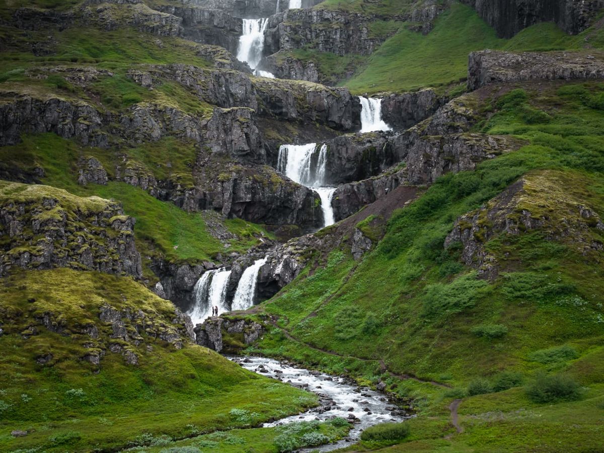 Klifbrekkufossar in east-iceland — photo 1