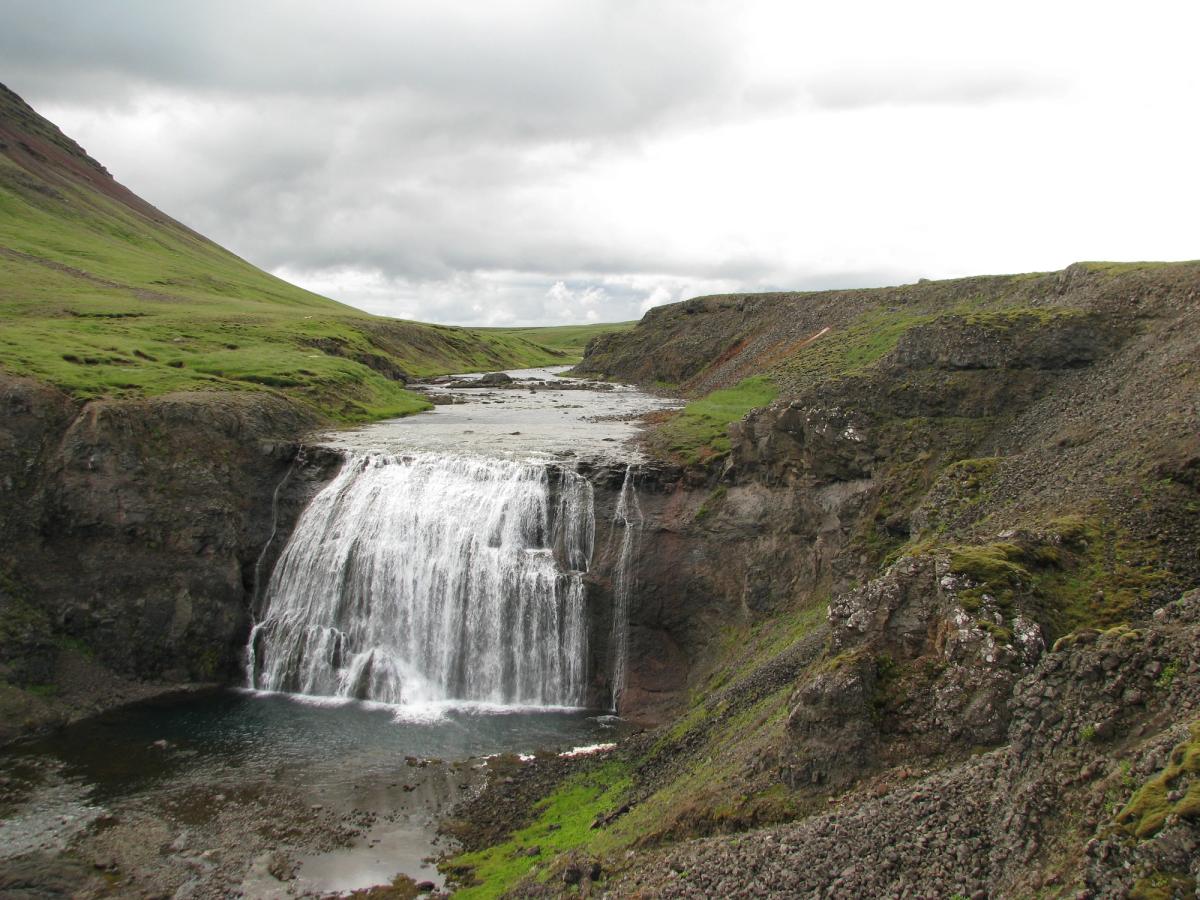 Þjófárfoss in south-iceland