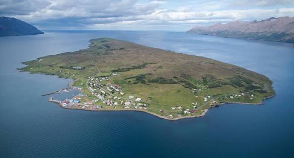 Hrísey in north-iceland