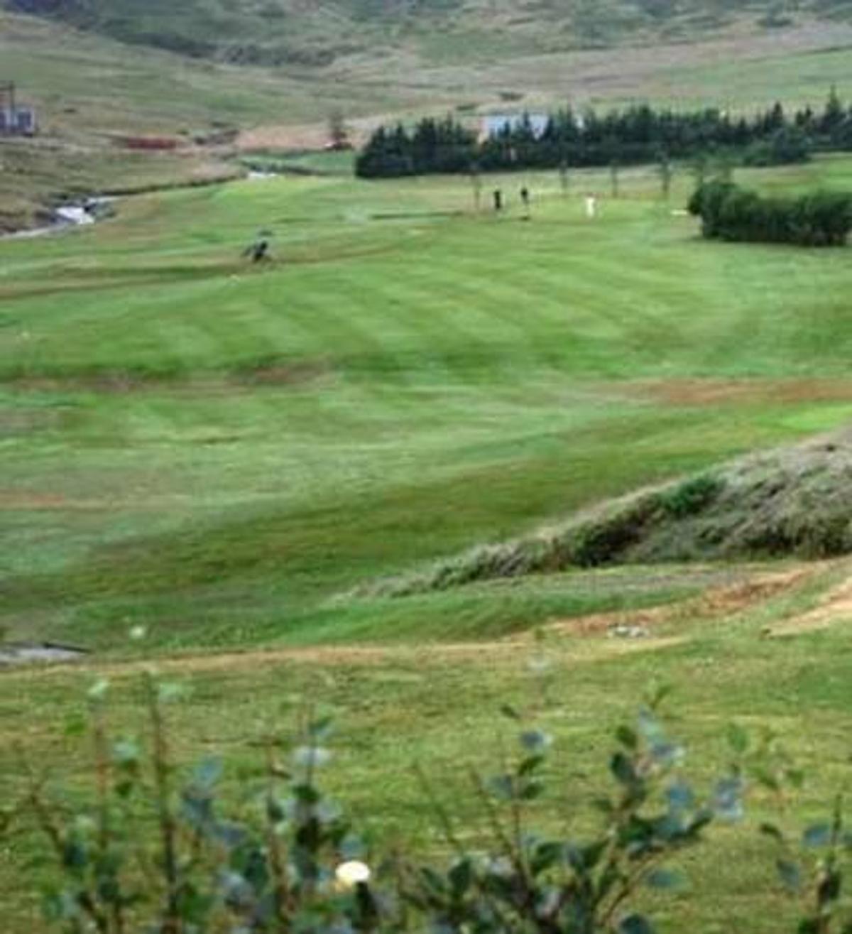 Ísafjörður Golf Club in westfjords