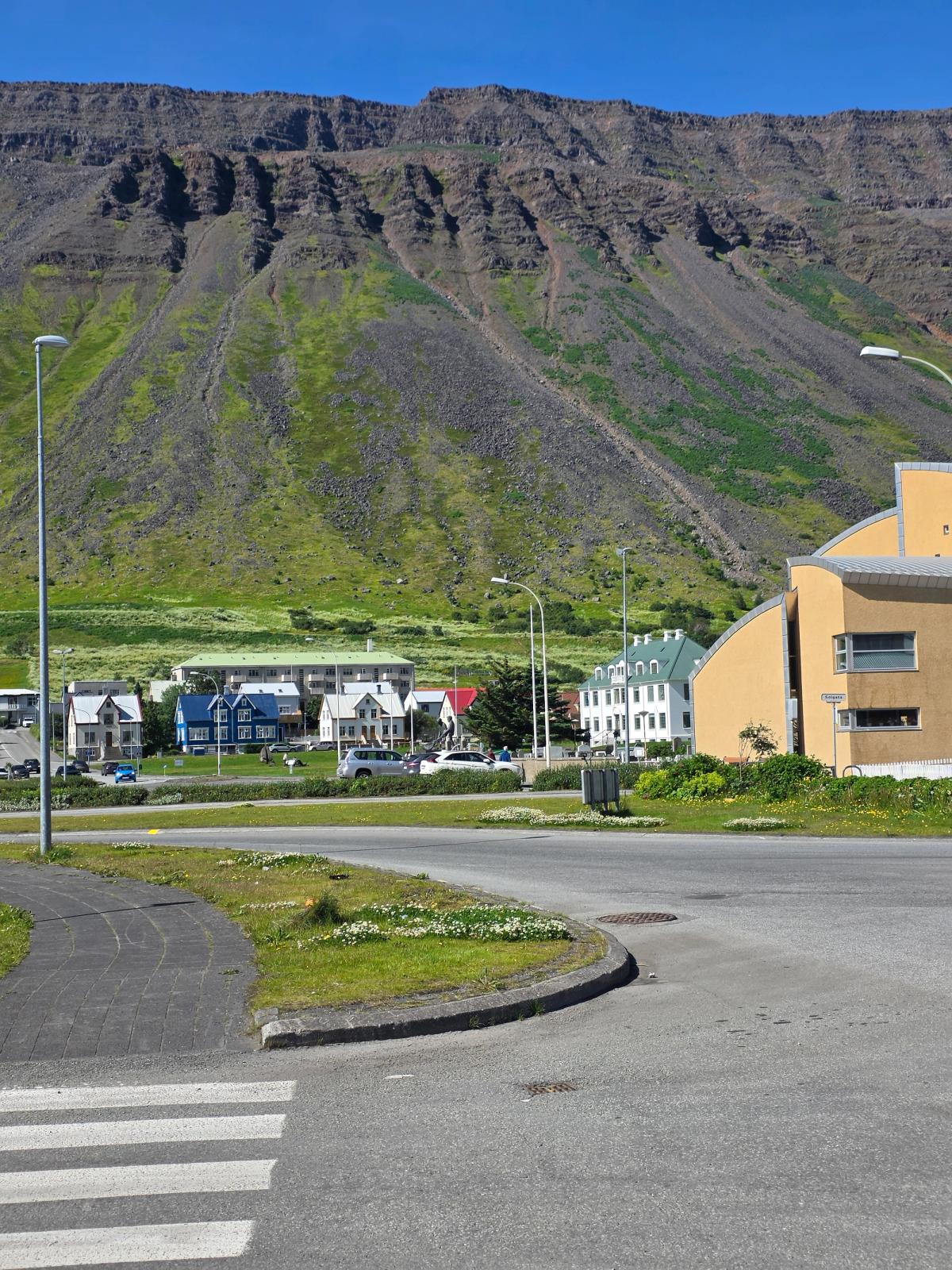 Ísafjörður in westfjords