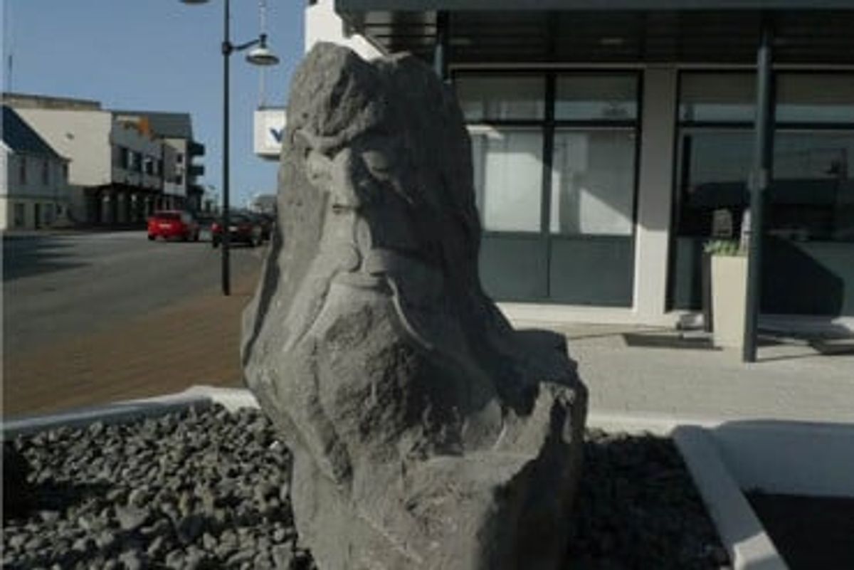 Sjávarguðinn Ægir in reykjanes