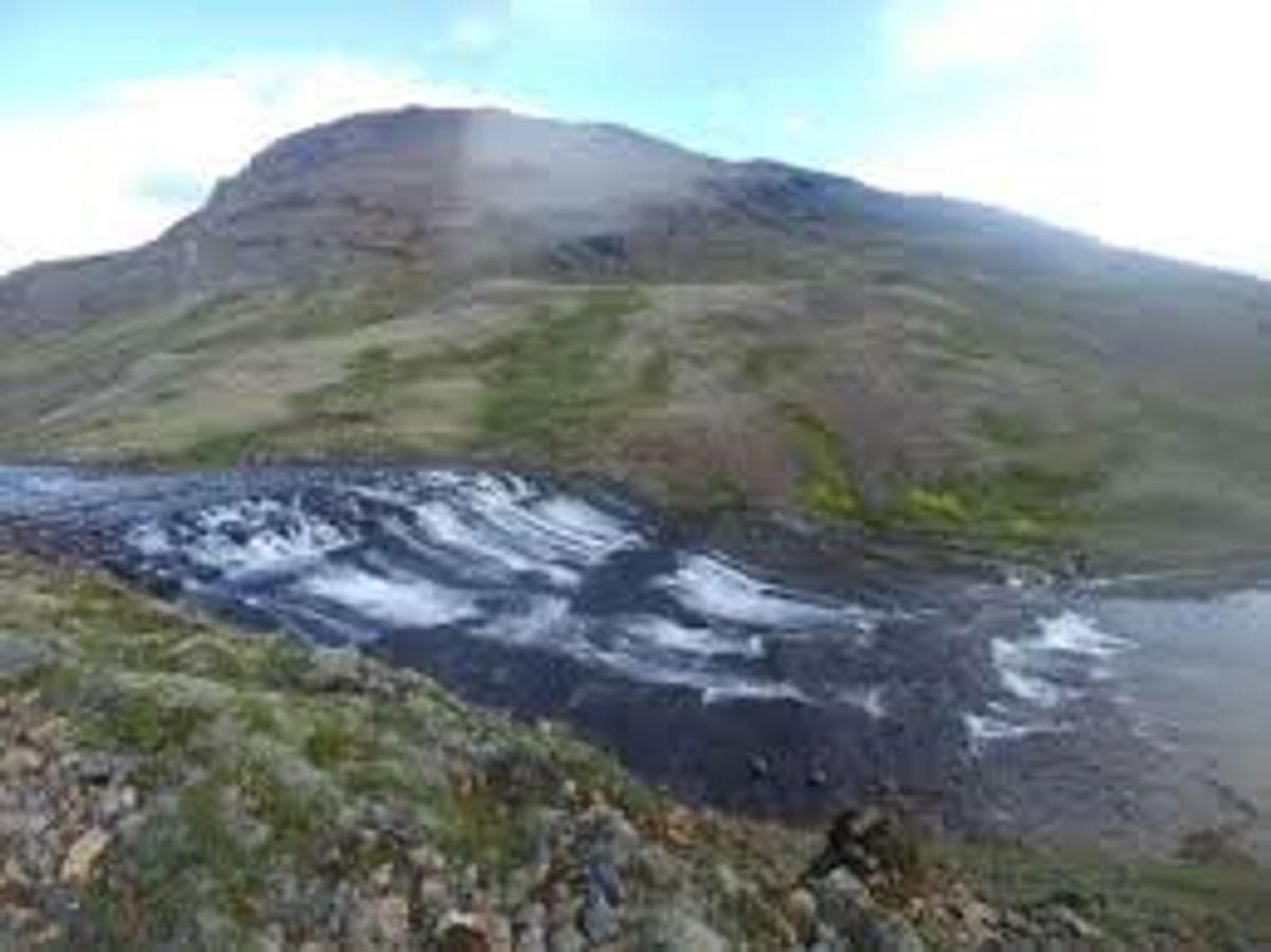 Breiðifoss in west-iceland — photo 1