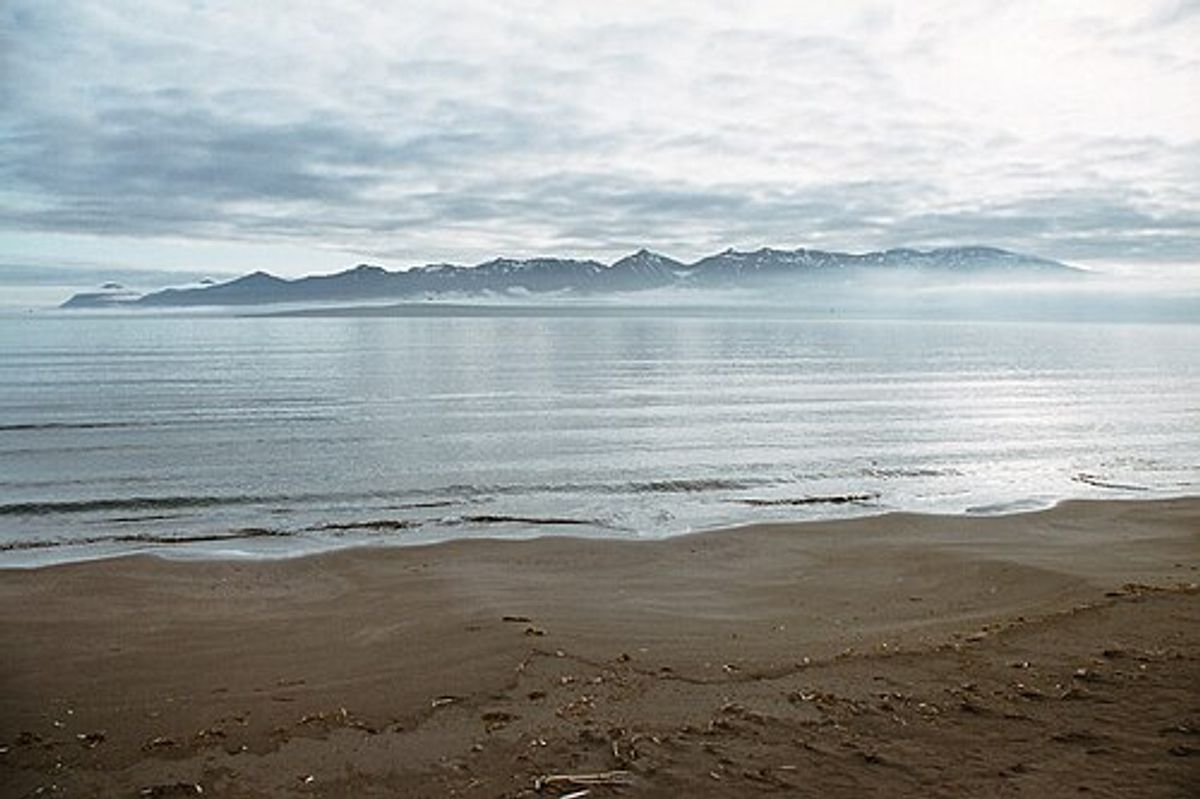 Látraströnd in north-iceland