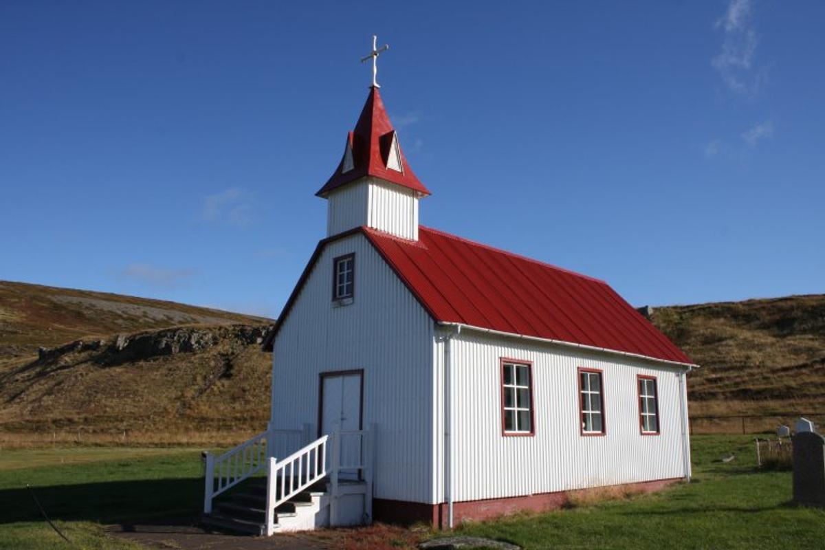 Skarðskirkja in west-iceland